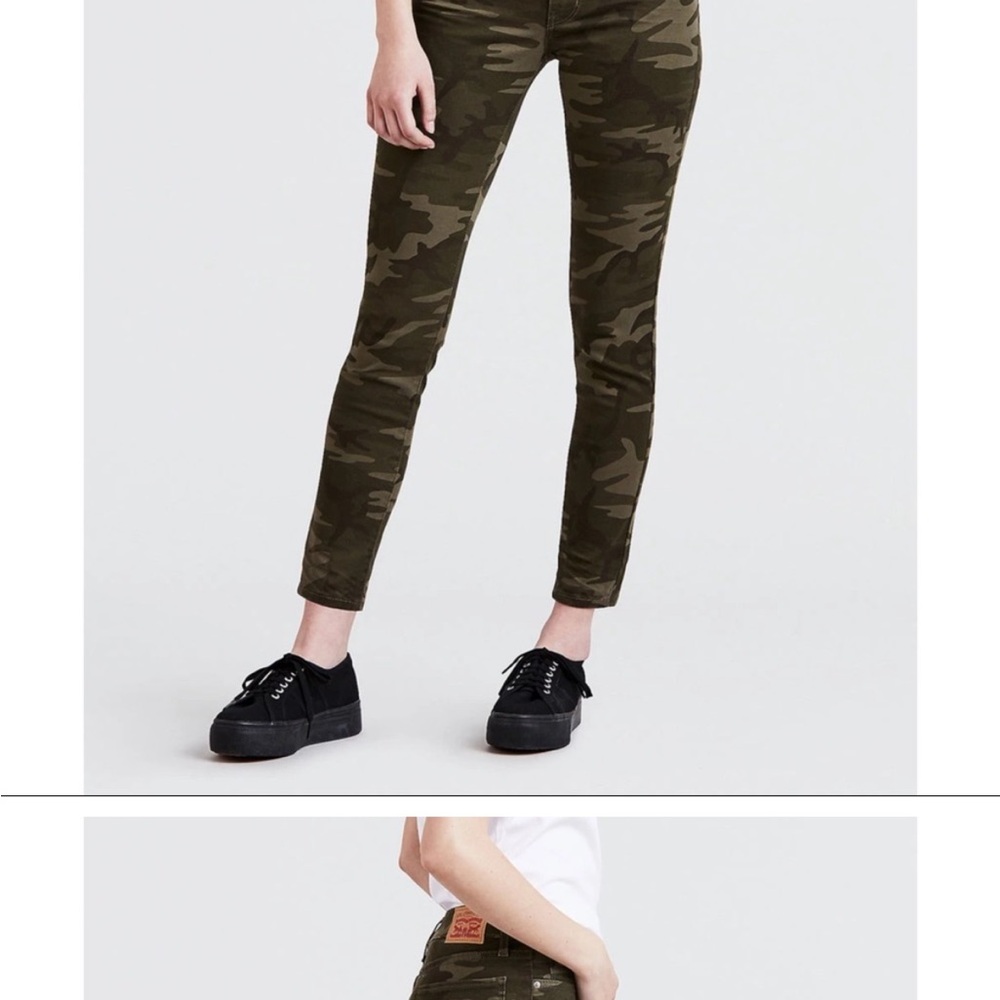 Levi's 711 Skinny Pants with Camouflage Design 32W